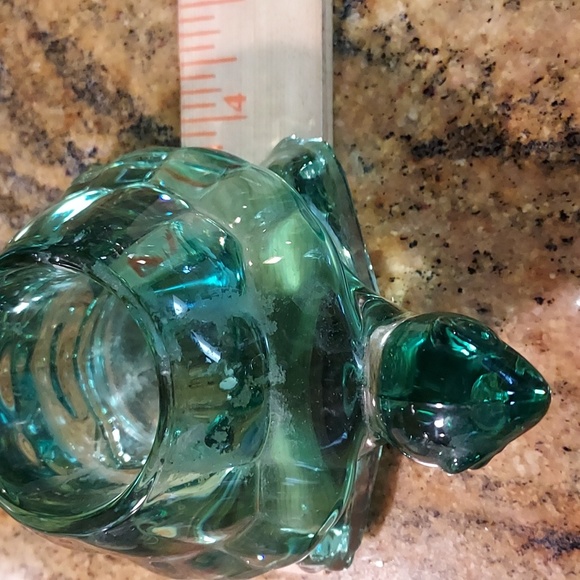Vintage Green Turtle Votive Candle Holder - Picture 5 of 5